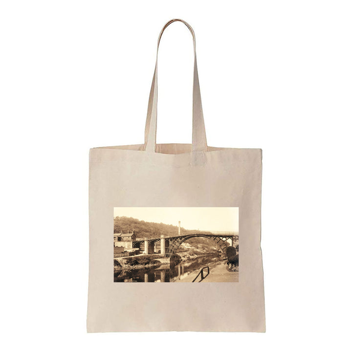 The Cast Iron Bridge over River Severn - Canvas Tote Bag
