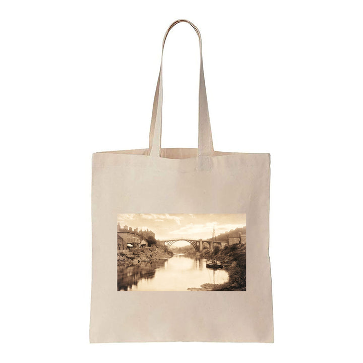 The Cast Iron Bridge over River Severn - Canvas Tote Bag