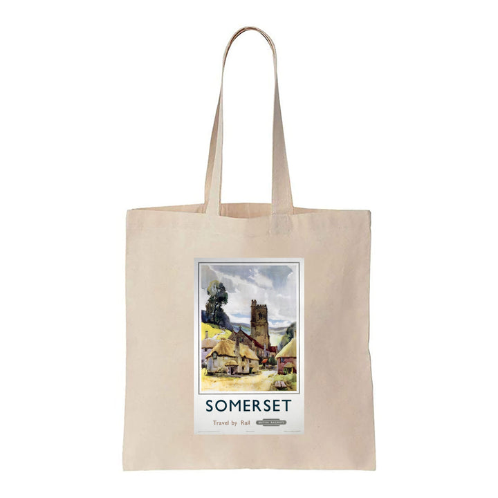 Somerset, Travel by Rail - Canvas Tote Bag