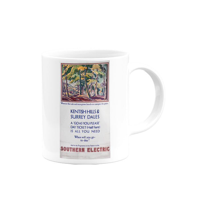 Kentish Hills and Surrey Dales Southern Electric Mug