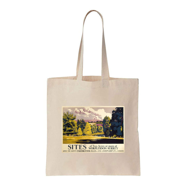 Worplesdon, Surrey - Canvas Tote Bag