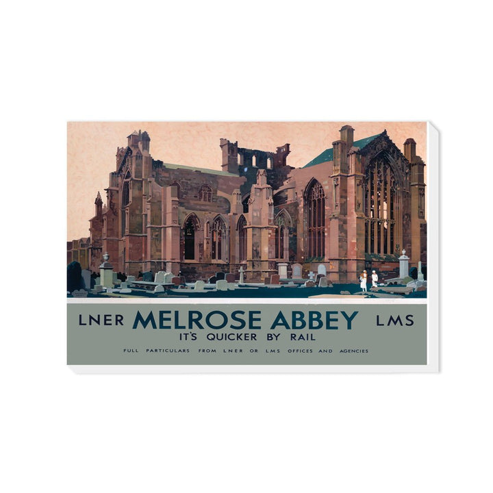 Melrose Abbey LNER - Canvas