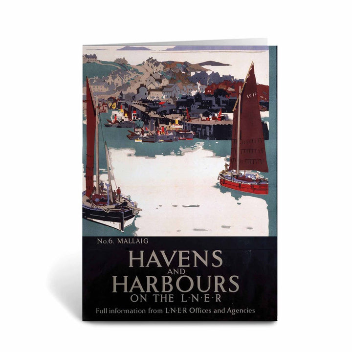 Havens and Harbours No 6 Mallaig Greeting Card