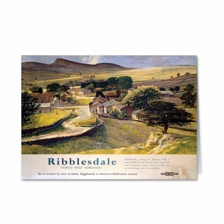 Ribblesdale, North West Yorkshire Greeting Card