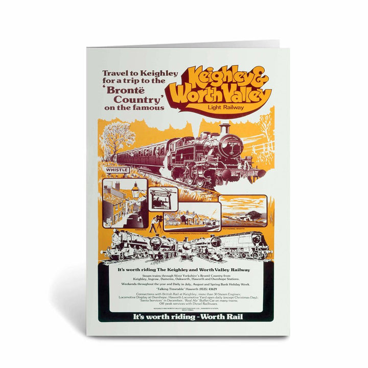 Keighley and Worth Valley Light Railway Greeting Card