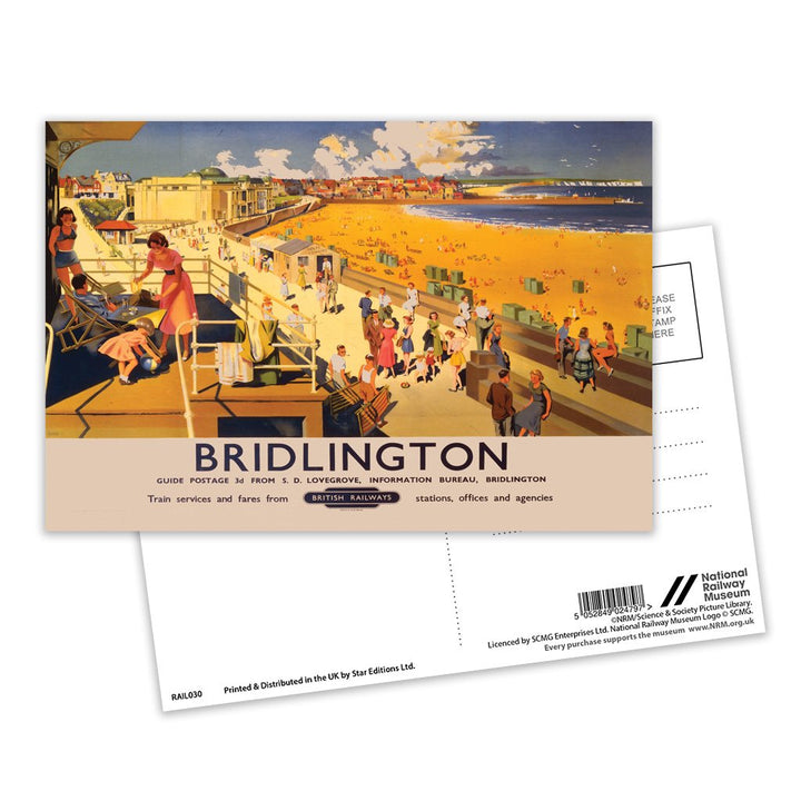 Bridlington - British Railways Postcard Pack of 8