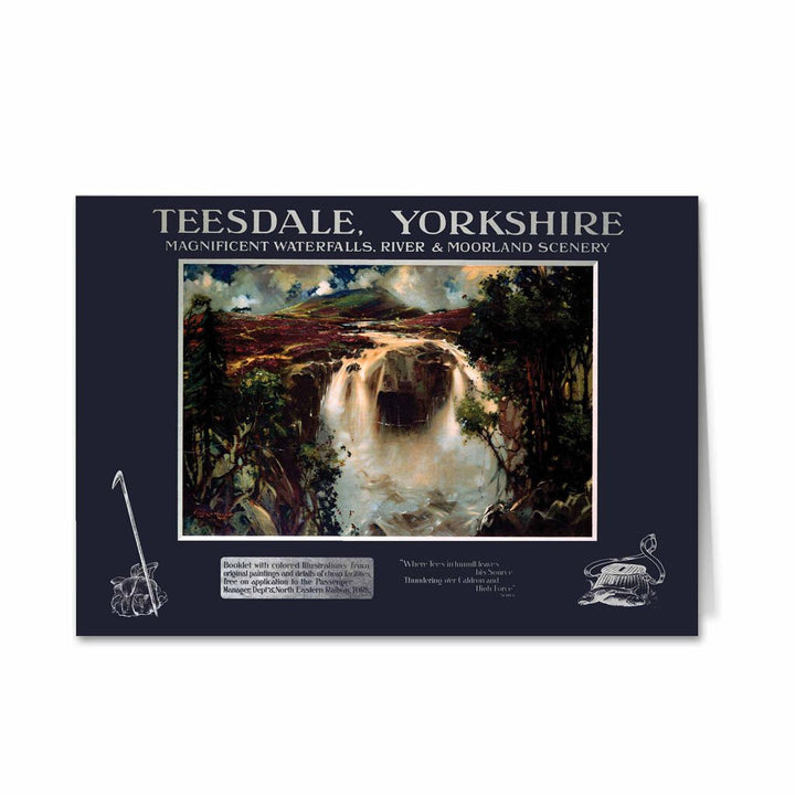 Teesdale Yorkshire Greeting Card