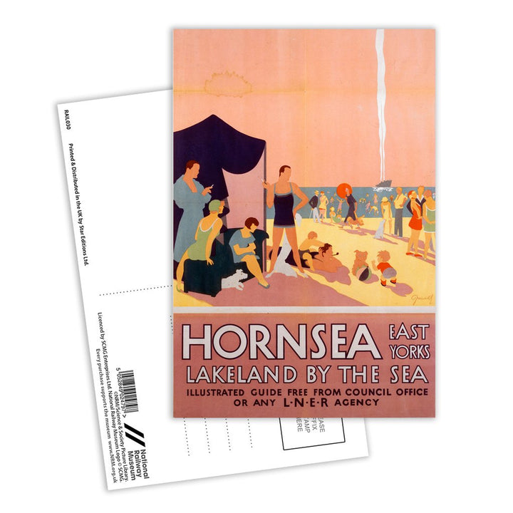 Hornsea, East Yorkshire - Lakeland by the Sea Postcard Pack of 8