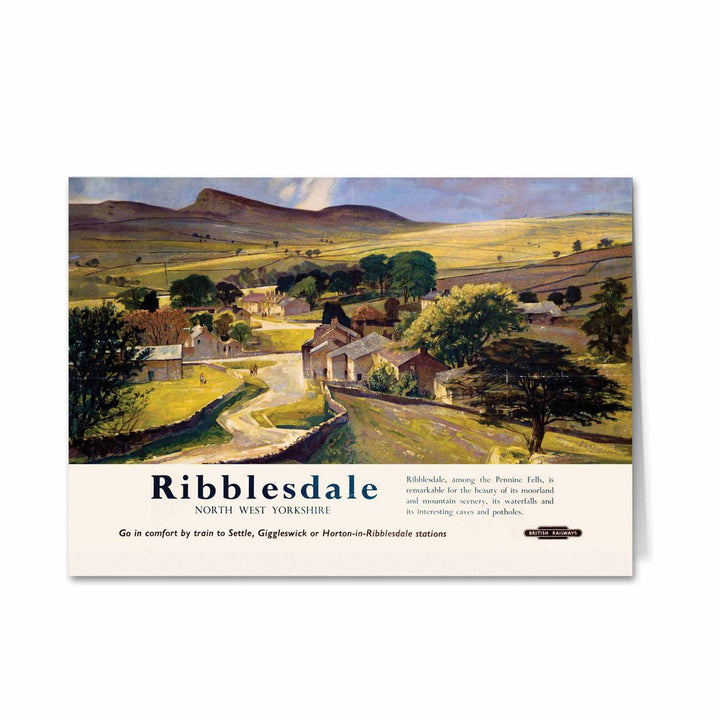 Ribblesdale, North West Yorkshire Greeting Card