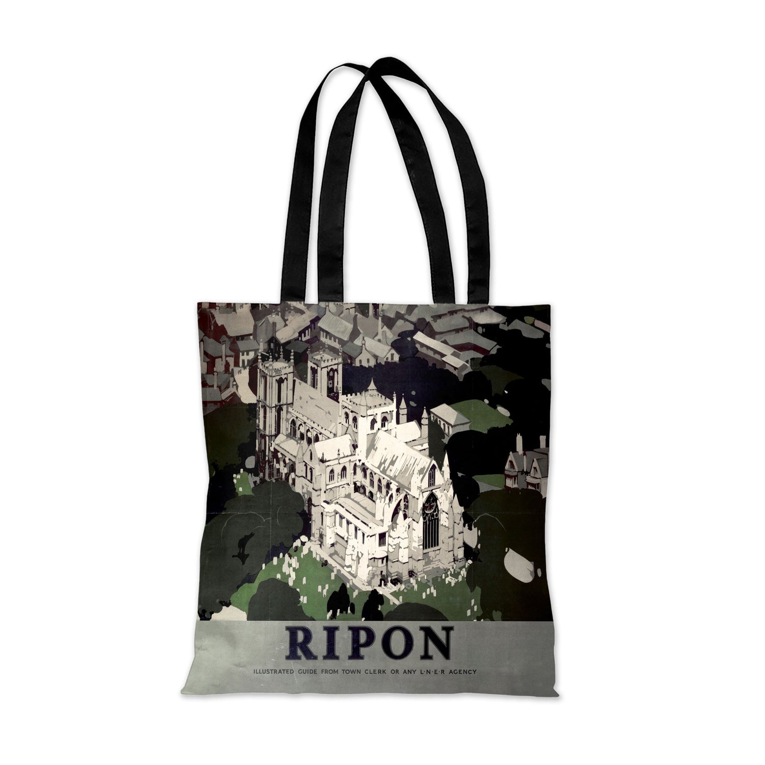 Ripon, North Yorkshire - Edge to Edge Tote Bag