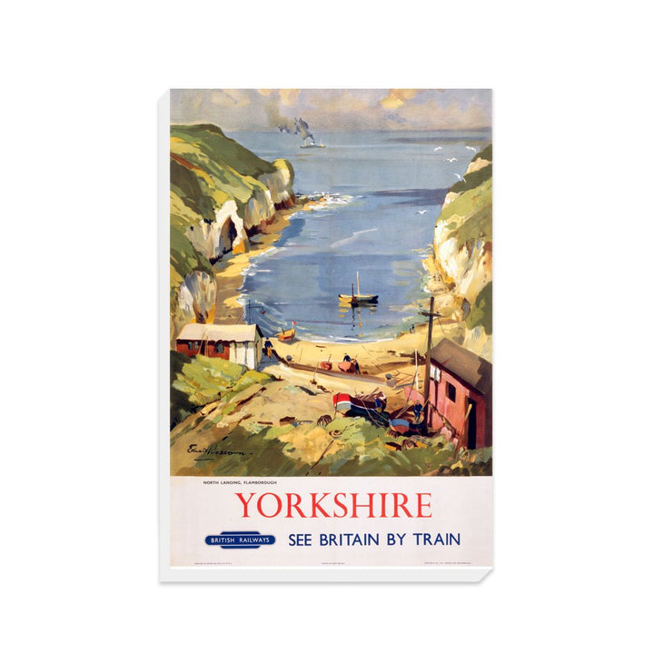 Yorkshire, North Landing, Flamborough - Canvas