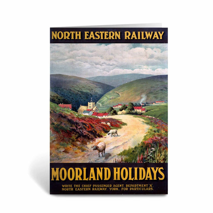 Moorland Holidays - NER Greeting Card
