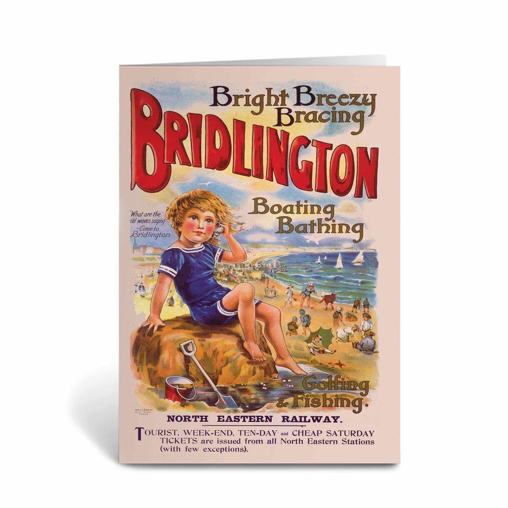Bridlington - Bright, Breezy, Bracing Greeting Card