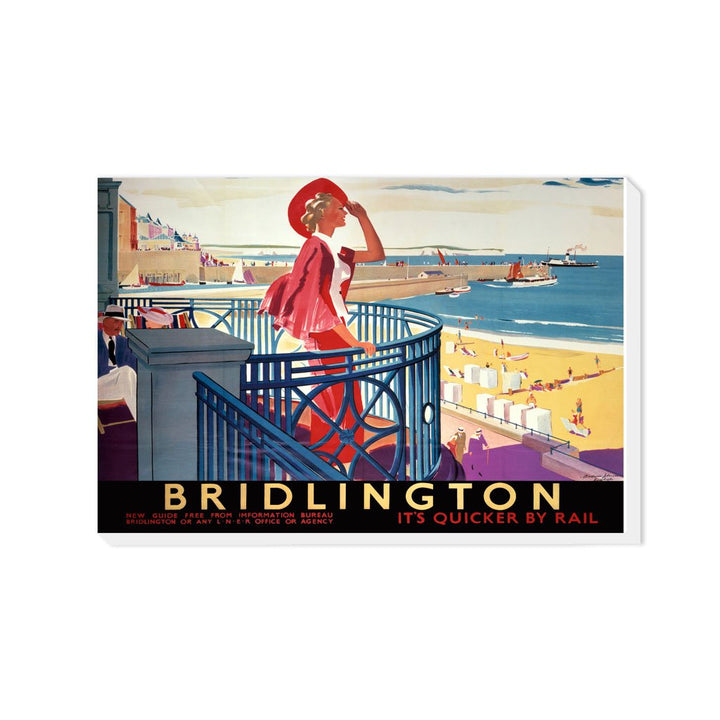 Bridlington - It's Quicker By Rail - Canvas