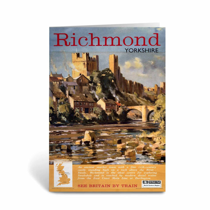 Richmond Yorkshire - See Britain By Train Greeting Card
