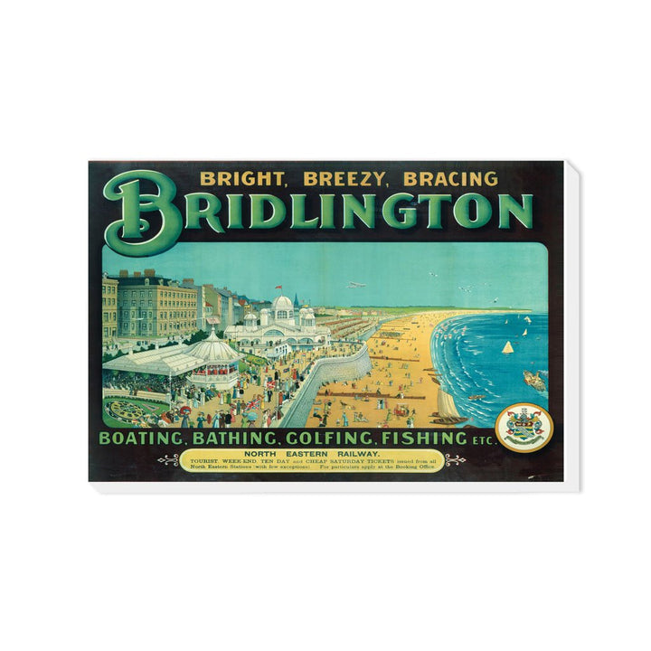 Bridlington - Bright, Breezy, Bracing - Canvas