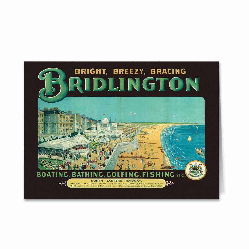 Bridlington - Bright, Breezy, Bracing Greeting Card