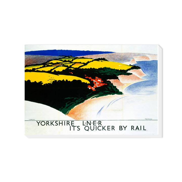 Yorkshire, Quicker By Rail - Canvas