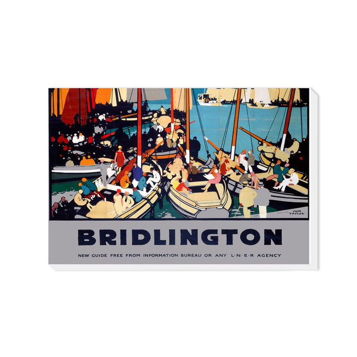 Bridlington - Busy Boats - Canvas