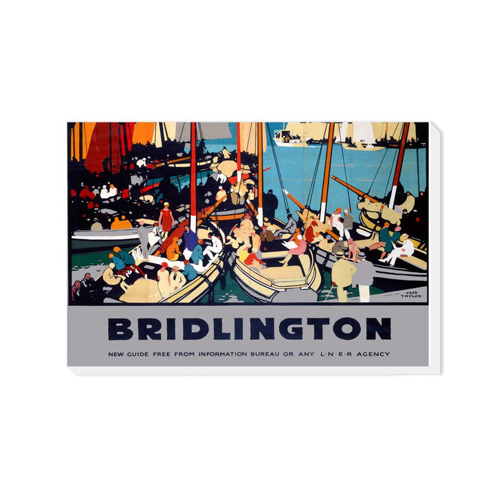 Bridlington - Busy Boats - Canvas