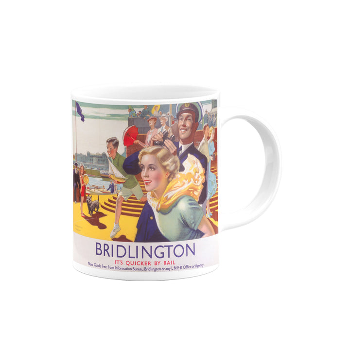 Bridlington - It's Quicker By Rail Mug