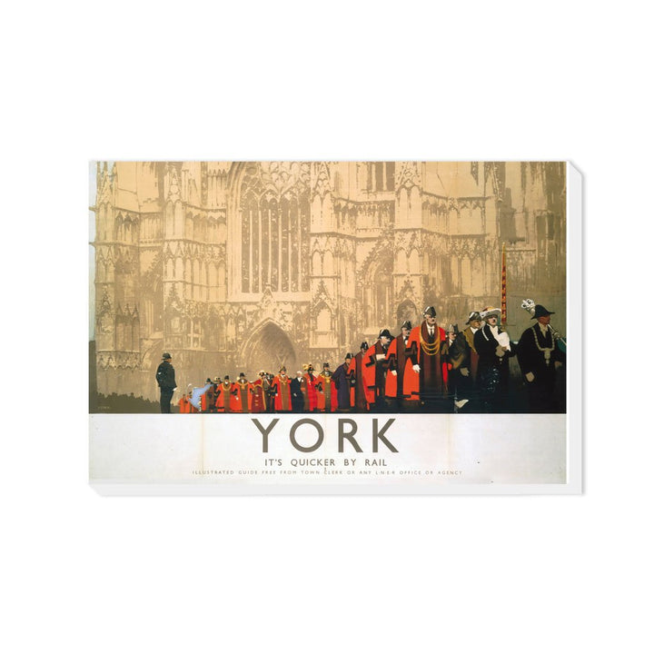 York, Cathedral Procession - Canvas