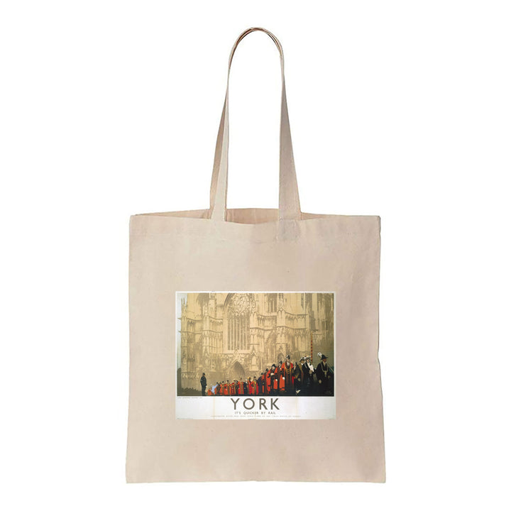 York, Cathedral Procession - Canvas Tote Bag