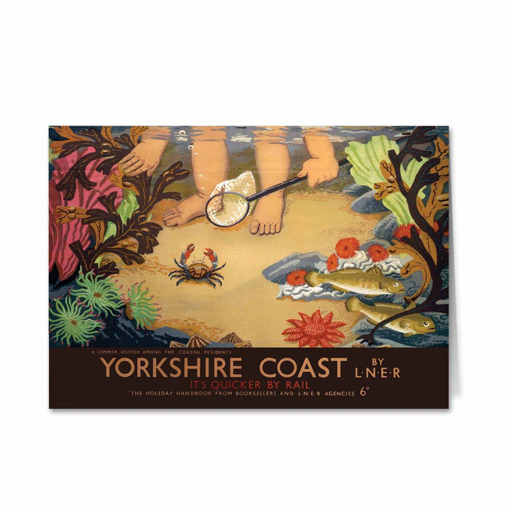 Yorkshire Coast - Summer Visitor Greeting Card