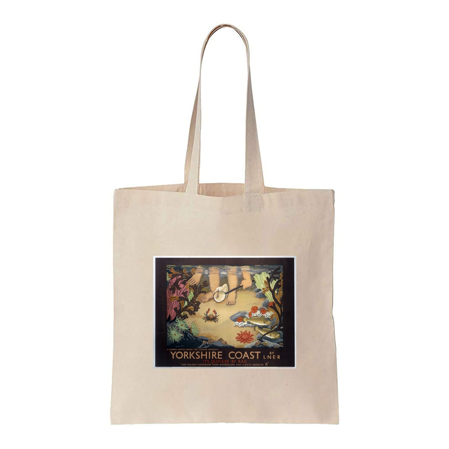 Yorkshire Coast - Summer Visitor - Canvas Tote Bag