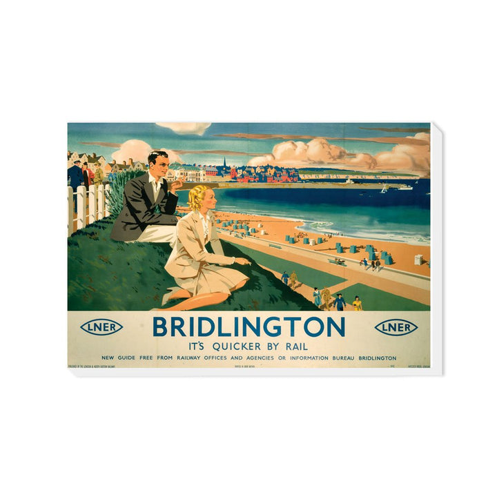 Bridlington - It's Quicker By Rail - Canvas