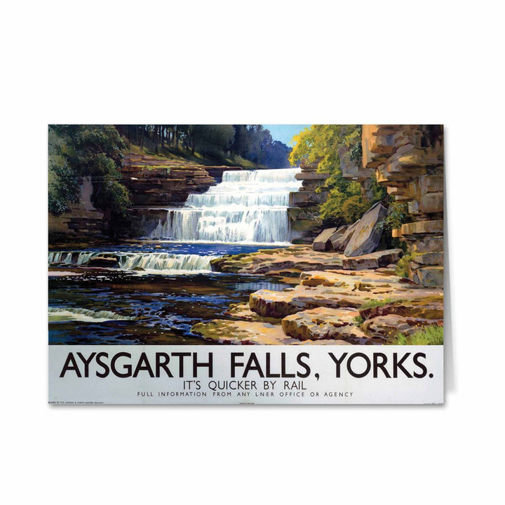 Aysgarth Falls, Yorkshire Greeting Card