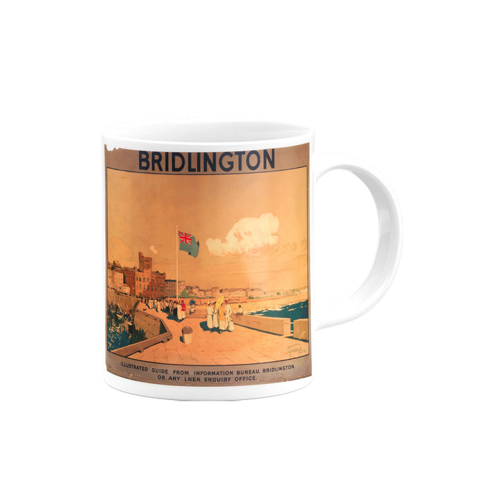 Bridlington Flag - It's Quicker By Rail Mug