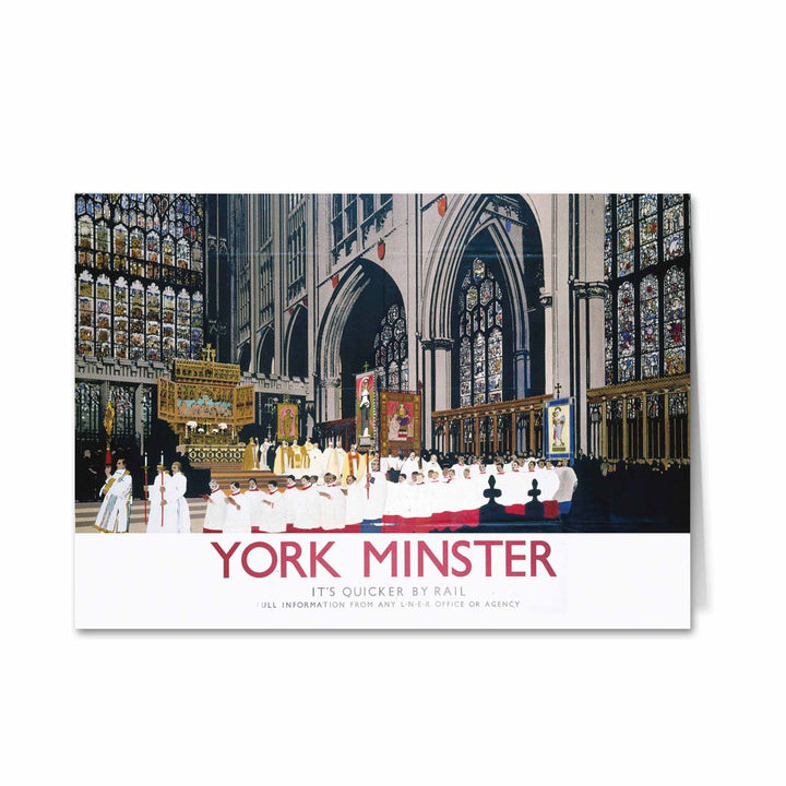 York Minster Greeting Card