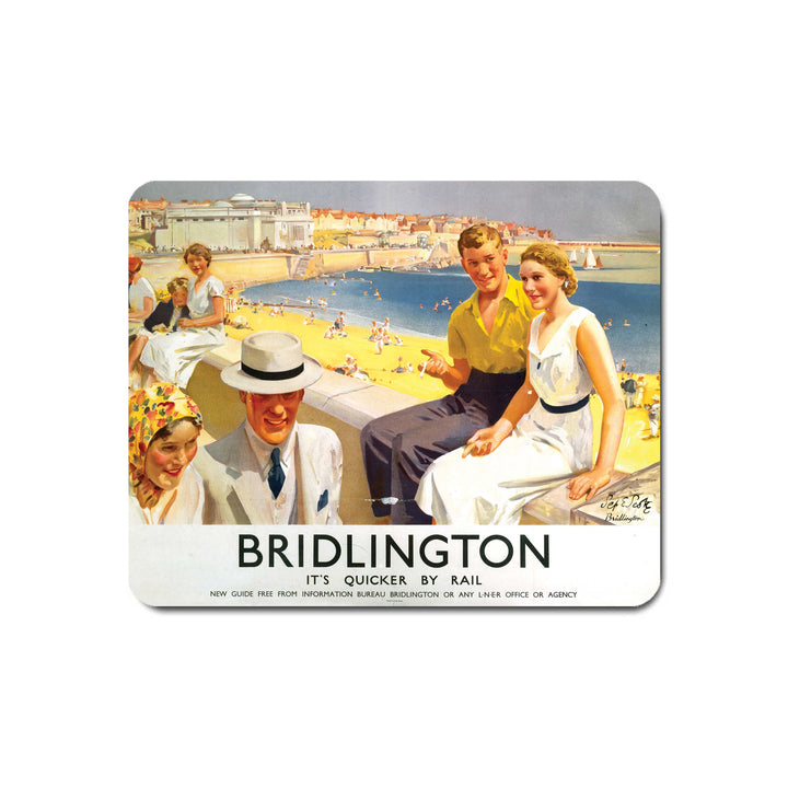 Bridlington - It's Quicker By Rail - Mouse Mat