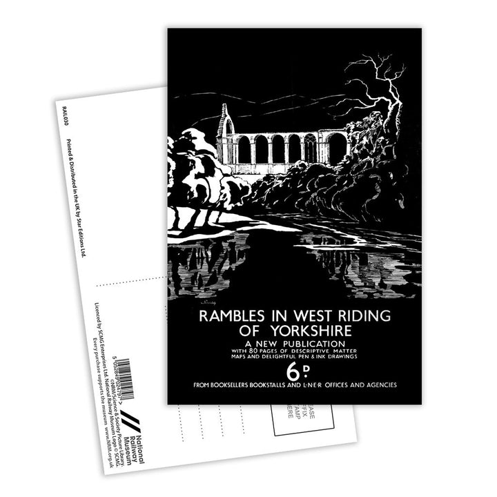 Rambles in the West Riding of Yorkshire Postcard Pack of 8