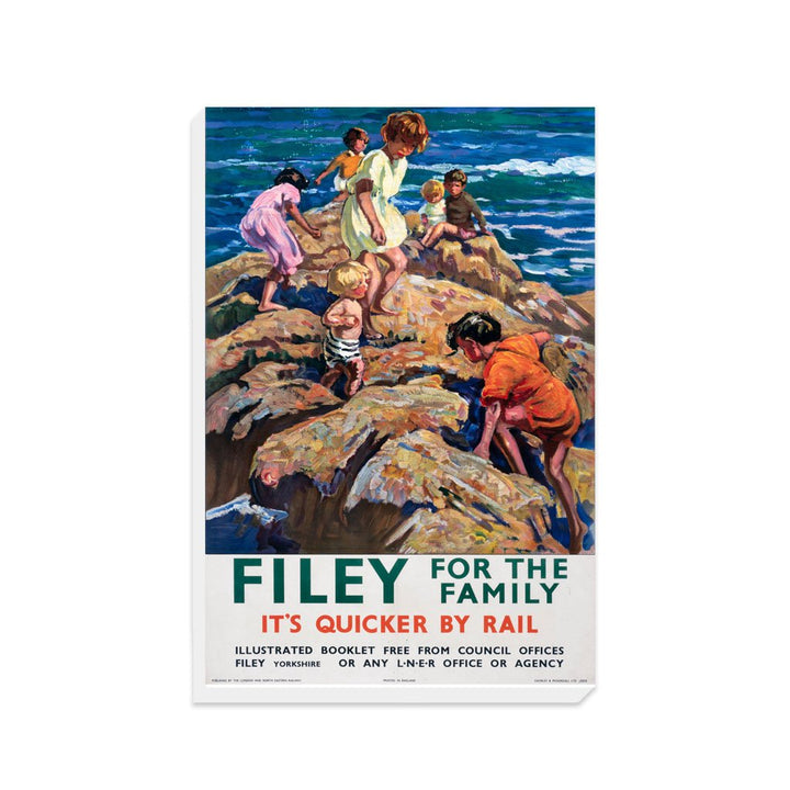 Filey for the Family - LNER - Canvas
