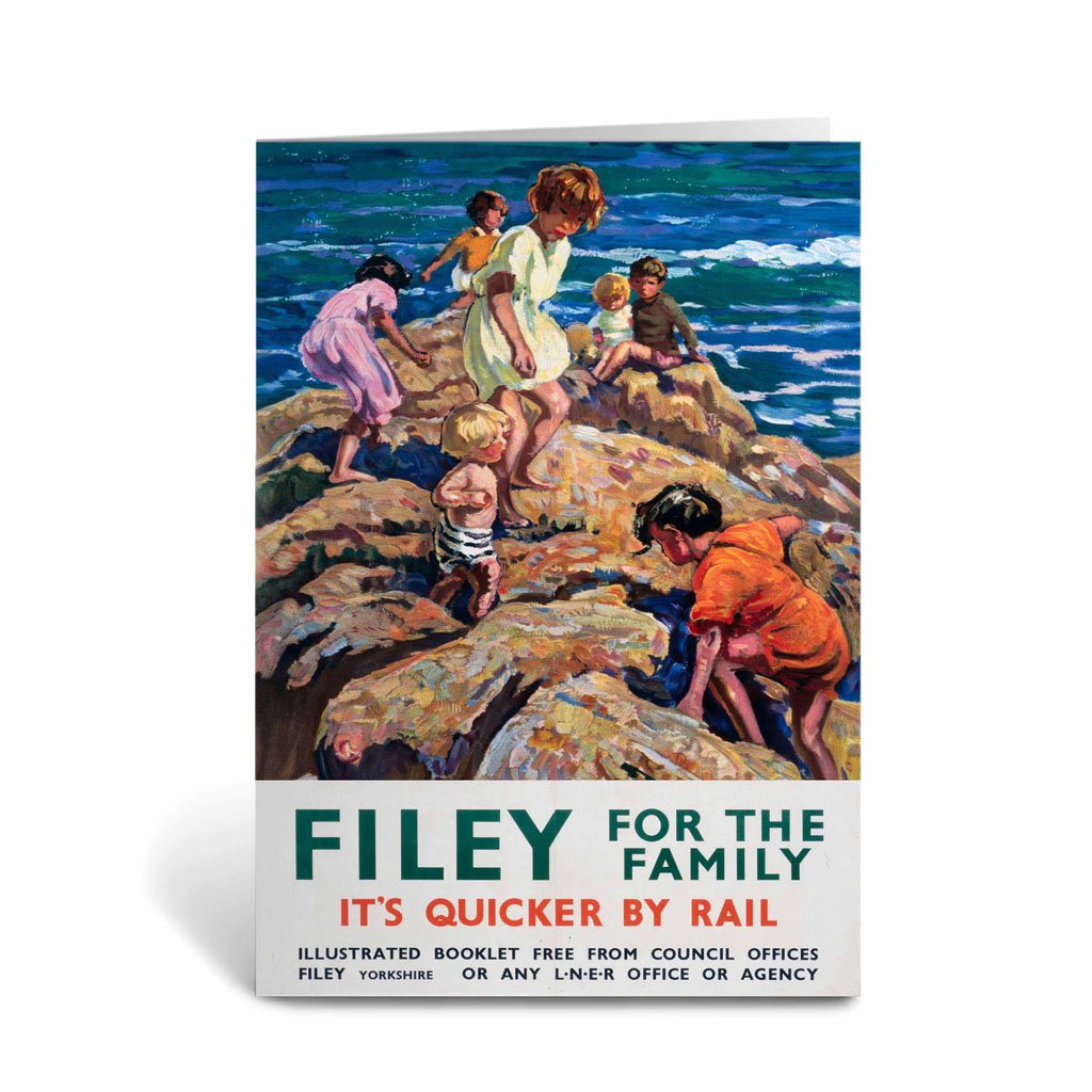 Filey for the Family - LNER Greeting Card