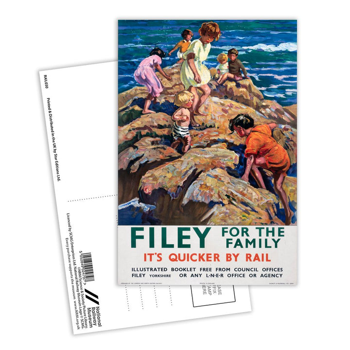 Filey for the Family - LNER Postcard Pack of 8