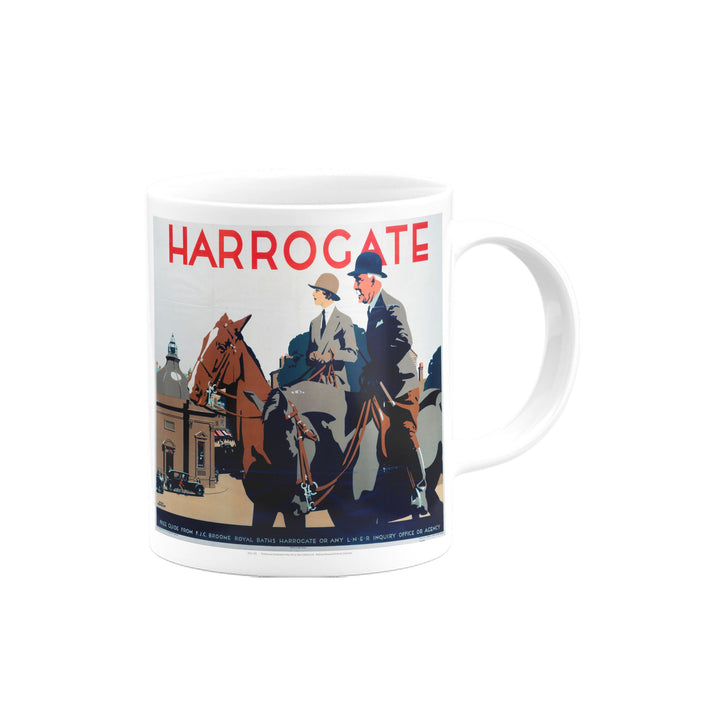 Harrogate, Couple on Horses Mug