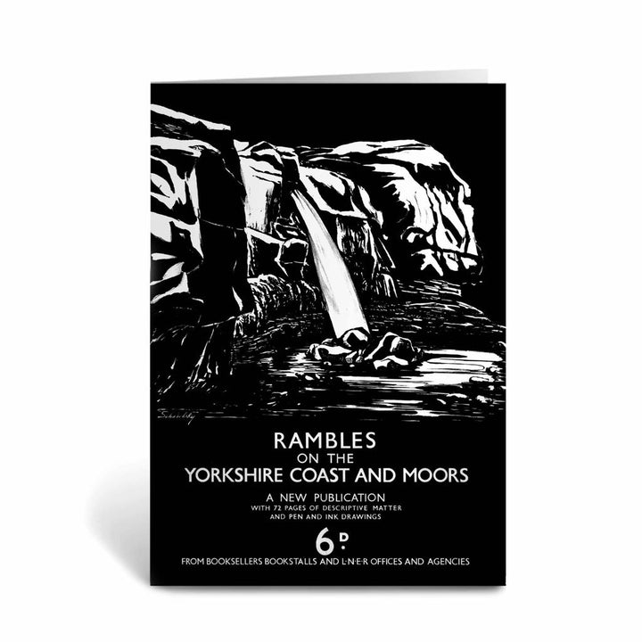 Rambles on the Yorkshire Coast and Moors Greeting Card