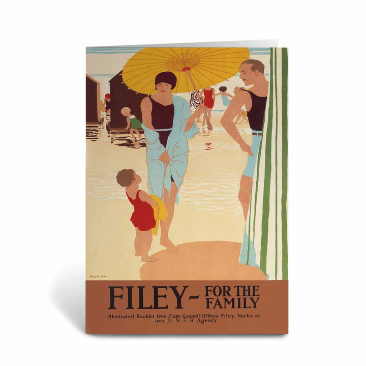 Filey for the Family LNER Greeting Card