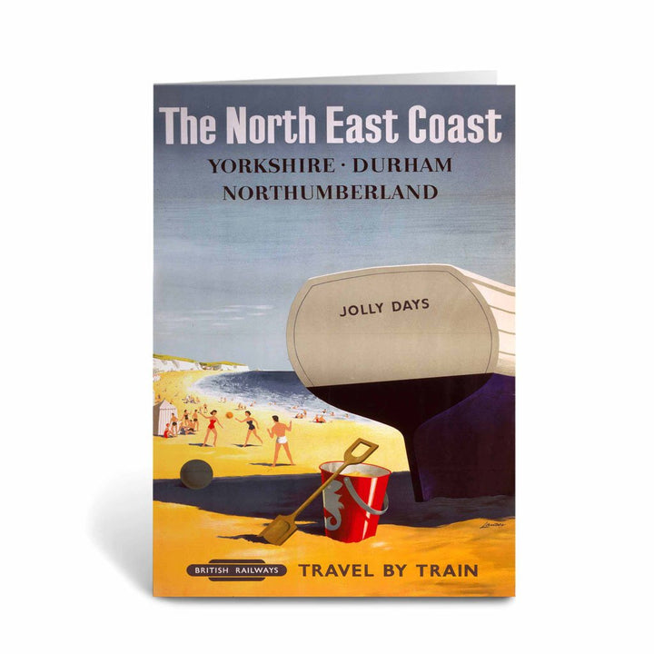The North East Coast - Yorkshire, Durham, Northumberland Greeting Card