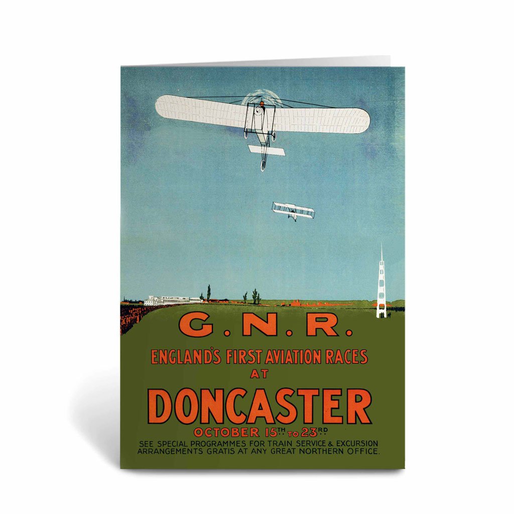 GNR Aviation Races at Doncaster Greeting Card