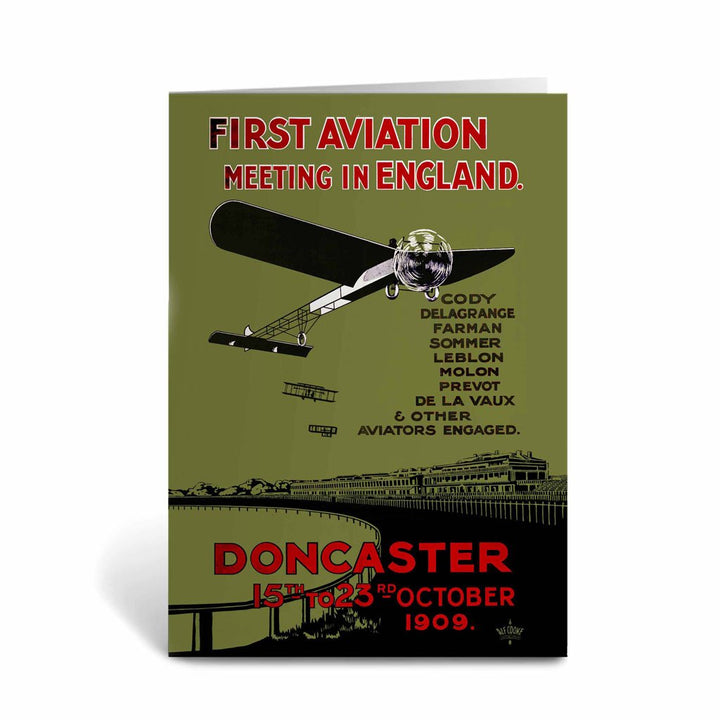 First Aviation Meeting in England, Doncaster Greeting Card