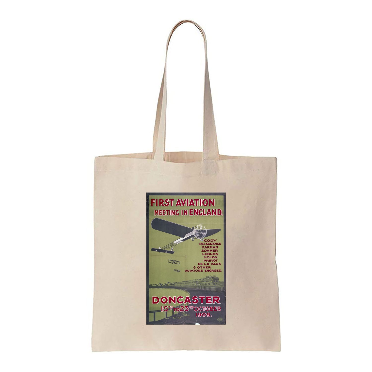 First Aviation Meeting in England, Doncaster - Canvas Tote Bag