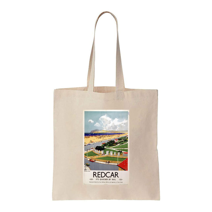 Redcar - It's Quicker By Rail - Canvas Tote Bag