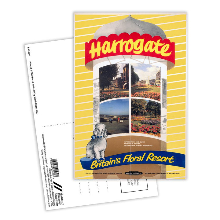 Harrogate Britain's Floral Resort Postcard Pack of 8