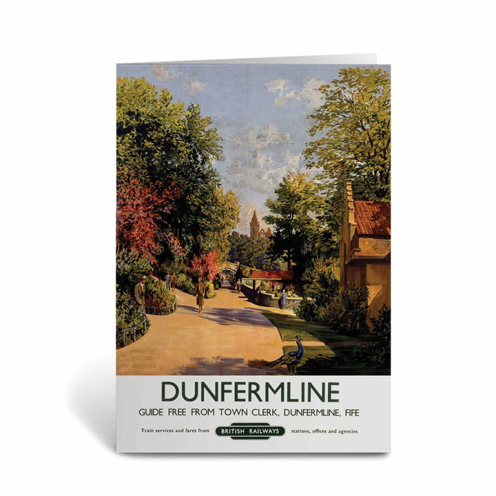 Dunfirmline, Fife British Railways Greeting Card