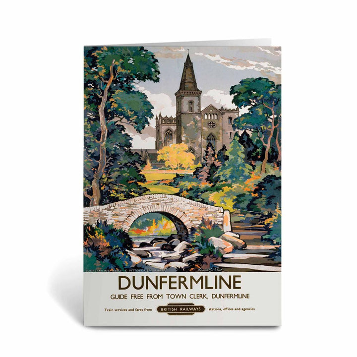 Dunfirmline, Fife British Railways Greeting Card