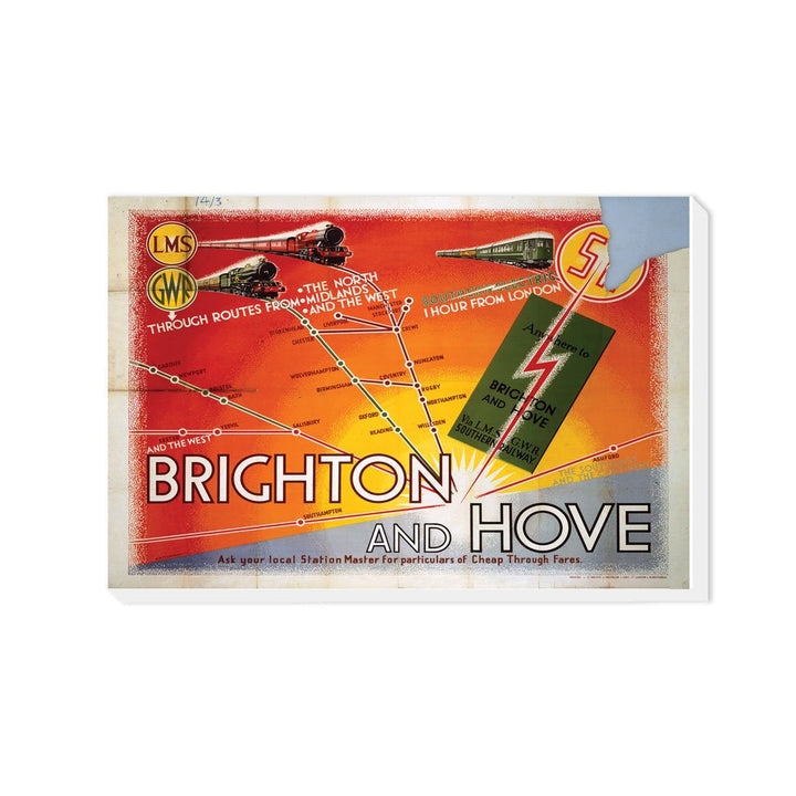 Brighton and Hove - Canvas
